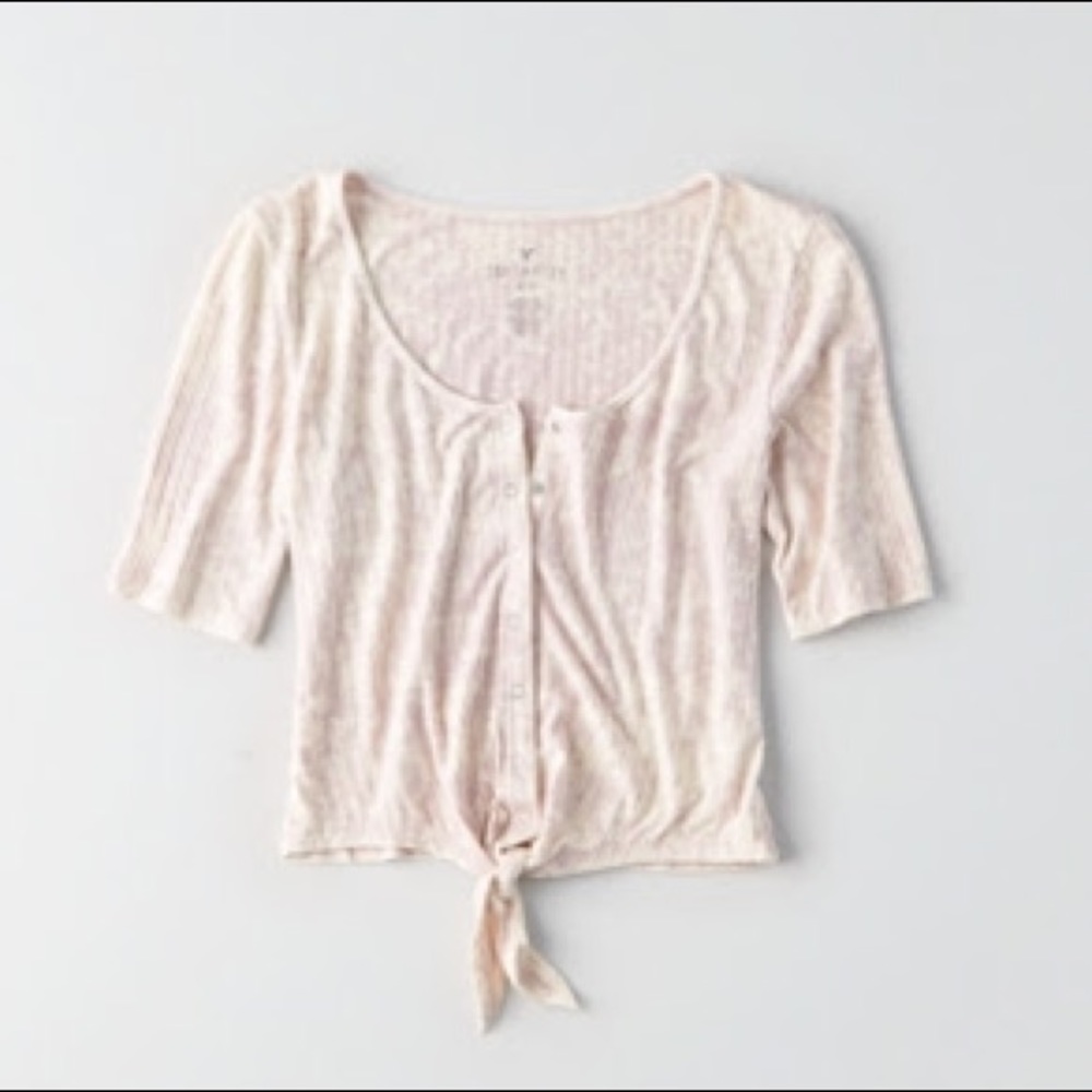 American Eagle Soft & Sexy Ribbed Crop Top
